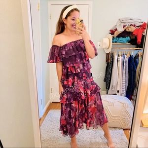 NEW Misa Purple Dress S